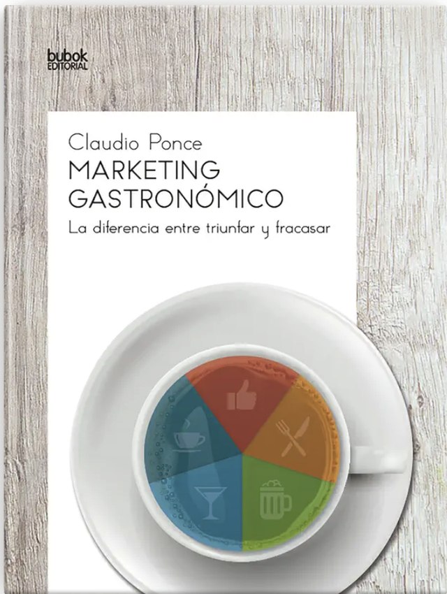 Portada de Marketing Gastronómico, de Claudio Ponce